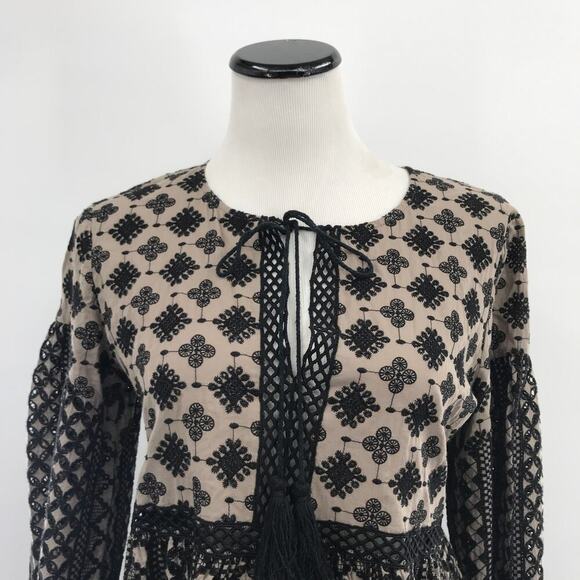 Kobi Halperin Cassandra Eyelet Peasant Blouse - Picture 3 of 8